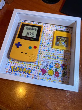 Cuadro Game Boy Color Pokémon Amarillo