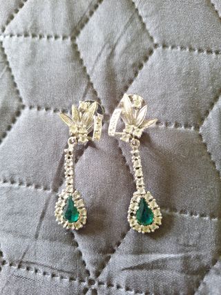 Pendientes esmeralda