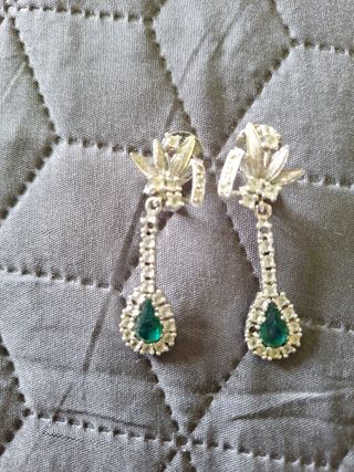 Pendientes esmeralda