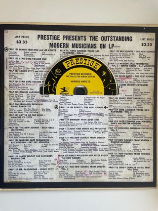 Prestige Records - Jazz Album Covers