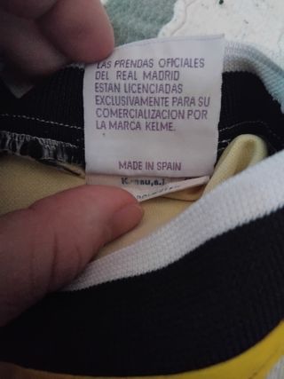 Camiseta portero Real Madrid 1997/98 talla 4