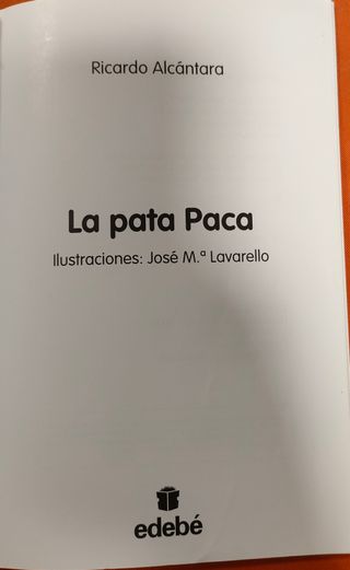 Pack libros "¡Huy, que miedo!!" y "La pata Paca"