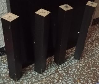 Mesa Ikea lack marrón - negro