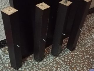 Mesa Ikea lack marrón - negro