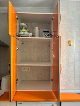 Muebles de cocina naranja
