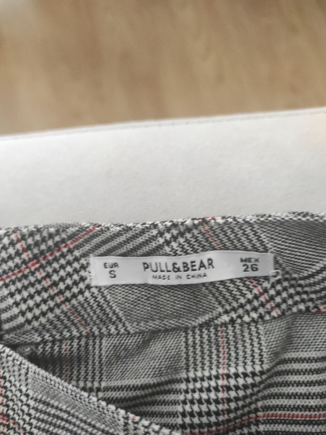 Falda Pull&Bear cuadros S