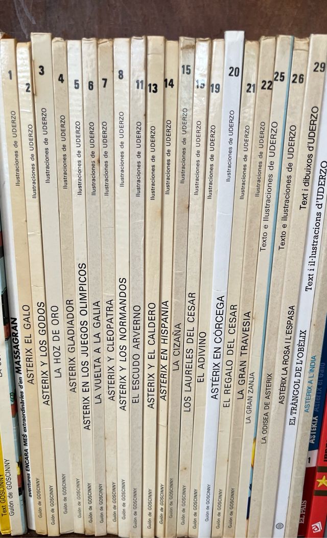 22 Comics Astérix y Obélix