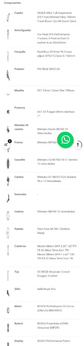 Ebike Orbea WILD FS H20 Talla M  ¡SOLO 328KMS!