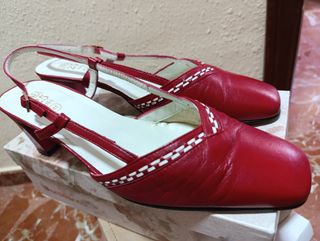 Zapatos Linea 25 Piel Rojos