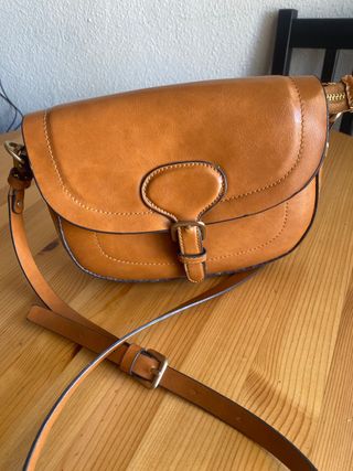 Bolso bandolera marrón