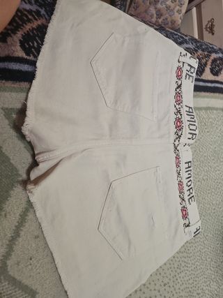 Shorts Desigual beige - Talla 44