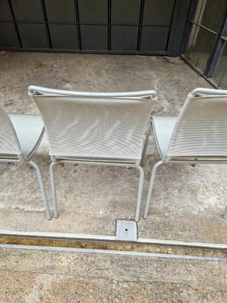 sillas cocina gris por 40 euros las 4