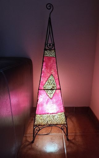 Lámpara marroquí pie