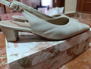 Zapatos El corte inglés beige