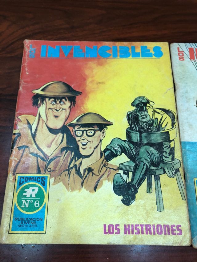 LOTE COMICS ANTIGUOS LOS INVENCIBLES