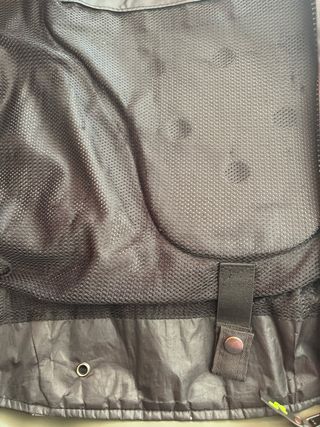 Chaqueta moto deportiva negra