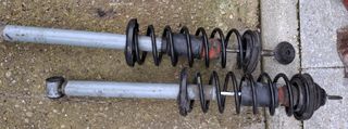 Muelles amortiguadores traseros de VW Golf GTi