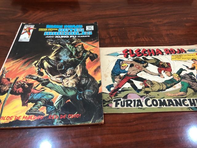 LOTE COMICS ANTIGUOS RELATOS SALVAJES,FLECHA ROJA