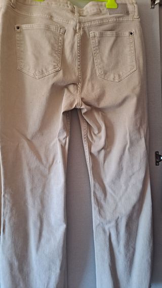 Pantalones Desigual beige - Talla 46