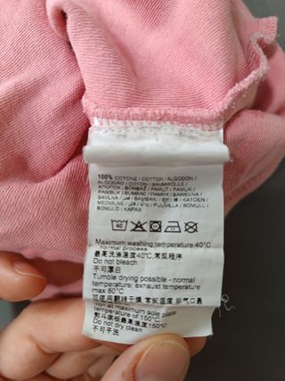 Body Bebé niña 6-9 meses.