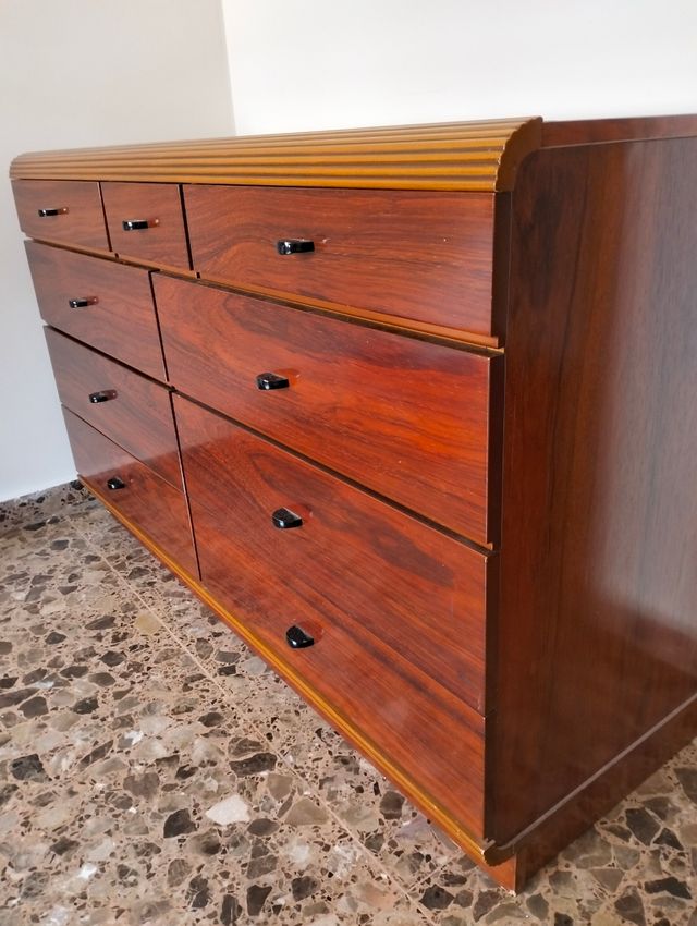 Cómoda madera 9 cajones