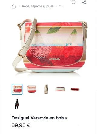 Bolso Desigual bandolera.      Tous