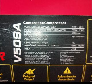 Compresor Cevik V50SA 2.5HP