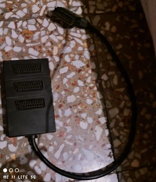 Conector Euroconector SCART x3