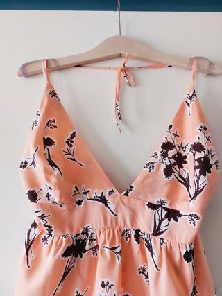 Top Halter estampado floral