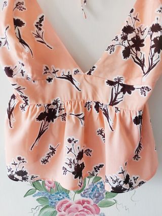 Top Halter estampado floral