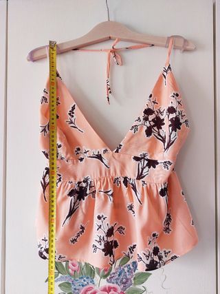 Top Halter estampado floral