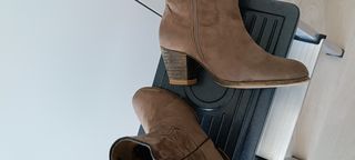 Botines Mustang marrón/taupé