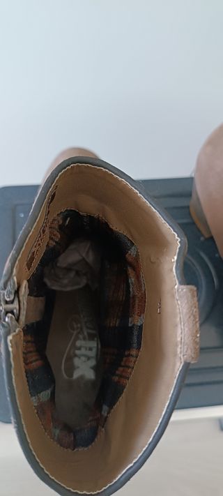 Botines Mustang marrón/taupé