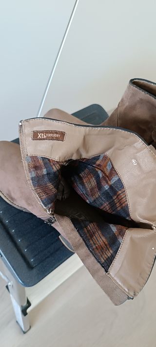 Botines Mustang marrón/taupé