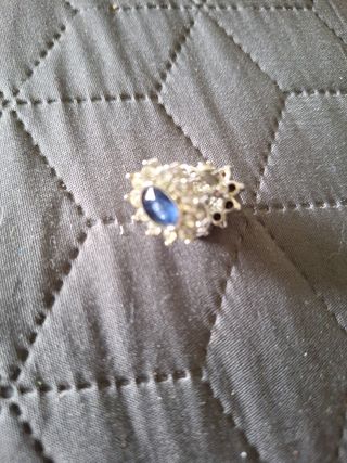 Pendientes vintage azules