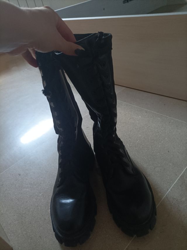 Botas altas negras mujer talla 40