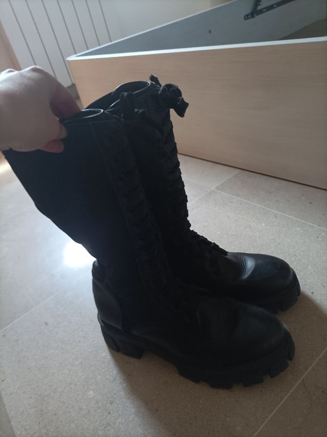 Botas altas negras mujer talla 40