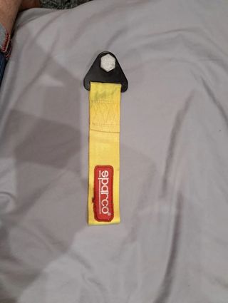 Correa remolque Sparco amarilla