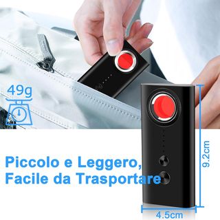 Rilevatore Microspie, Rilevatore di Videocamera 