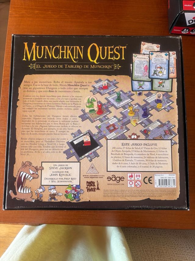 Munchkin Quest: Juego de mesa