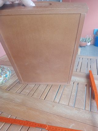 Vassoio legno piastrelle fiori