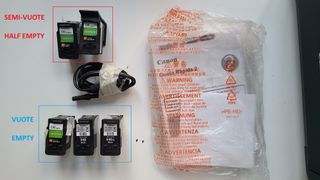 Impresora Canon MG3650 x repuestos, cartuchos (vac