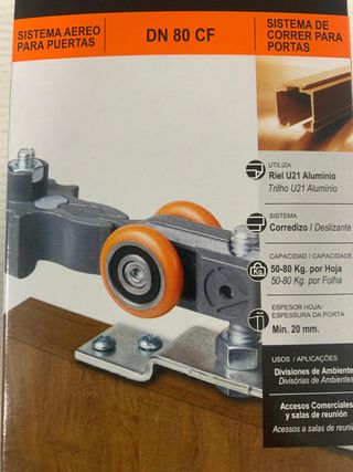 Kit puerta corredera exterior, ROBLE FINLANDES