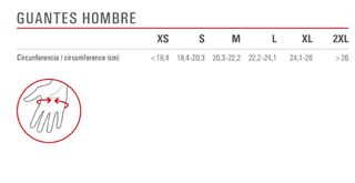 Guante invierno Spiuk Top Ten rojo XL
