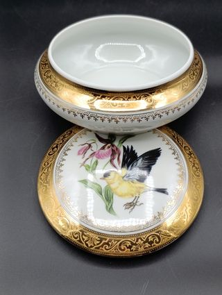 Caja porcelana Limoges vintage