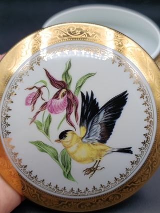 Caja porcelana Limoges vintage