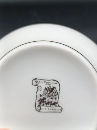 Caja porcelana Limoges vintage