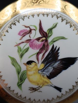 Caja porcelana Limoges vintage