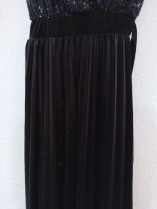 Vestido cóctel negro talla S