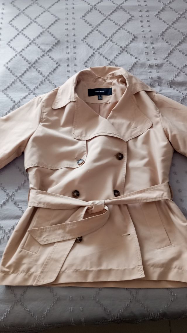 Gabardina beige Vero Moda talla M